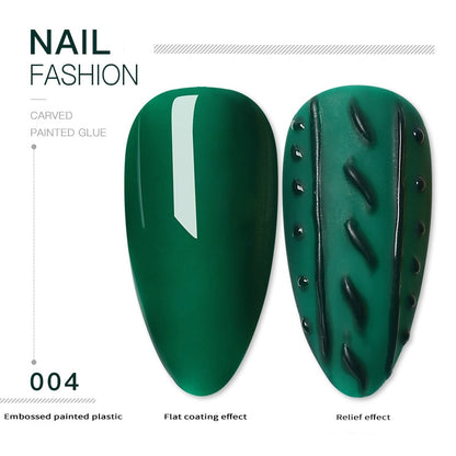 SKVP 3D Emboss Gel Polish Carving Painting 5ml Soak Off UV LED DIY Gel Lacquer Enamel Design Sweater Sculptuur Nails Art