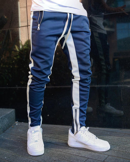 Men's Jogging Pants Fitness Men Sportswear Tracksuit Bottoms Skinny Sweatpants Trousers Black Gyms Jogger Track Running Walking Pants