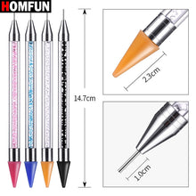 Load image into Gallery viewer, HOMFUN DIY Diamond Painting Pen Tool Accessories Rhinestones Pictures Double Head Diamond Embroidery Point Drill Pen Gift
