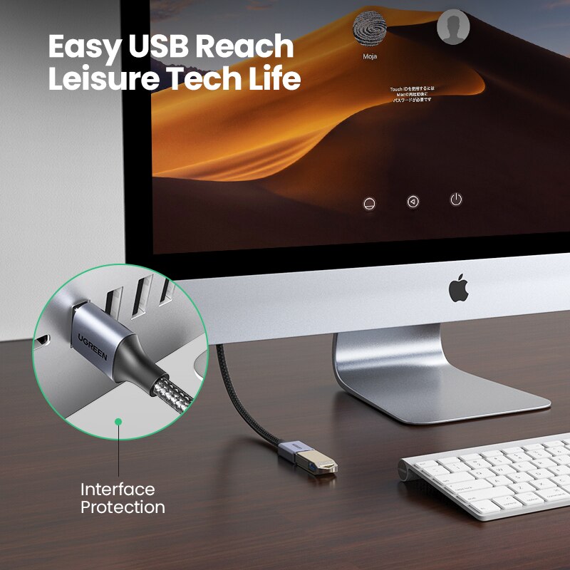 Ugreen USB 3.0 Cable USB Extension Cable Male to Female Data Cable USB3.0 Extender Cord for PC TV USB Extension Cable