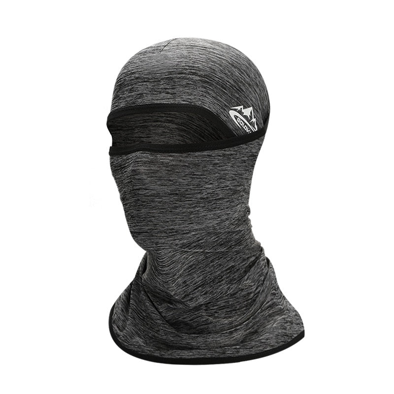 Unisex ice silk sunscreen hoods for men riding cool seamless mask multifunctional sports anti-fall magic headscarves women scarf