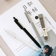 Load image into Gallery viewer, JIANWU 3pcs 0.7mm 0.5mm Simple fashion automatic pencil student press type movable pencil Student supplies
