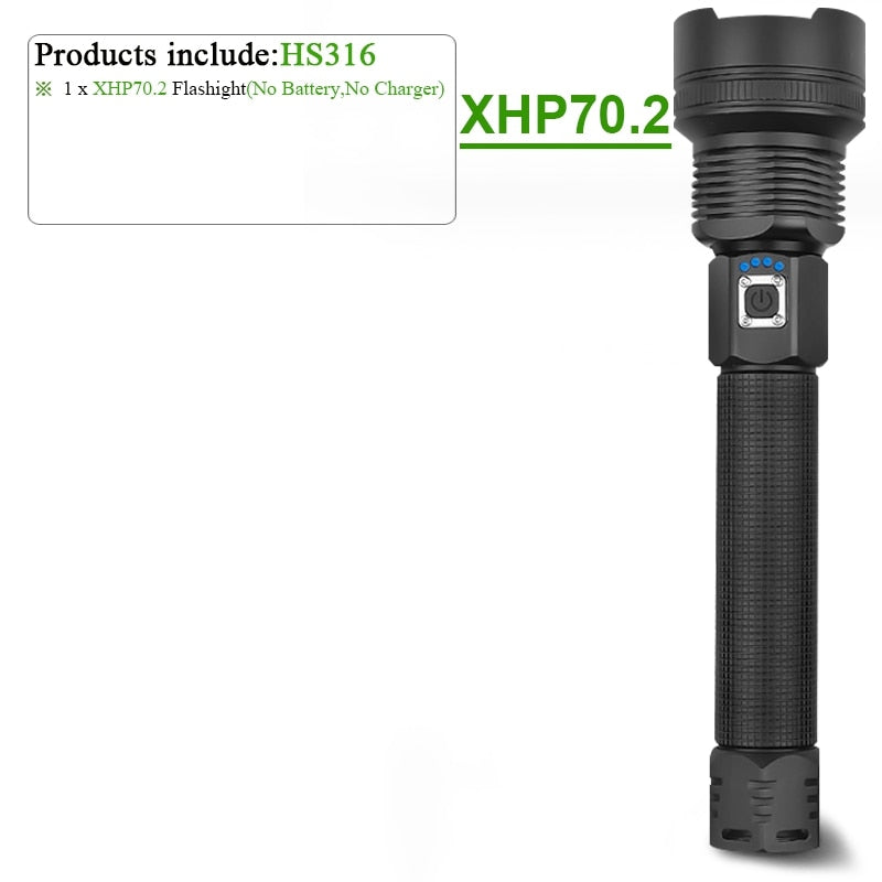 300000 lm xhp90.2 most powerful led flashlight torch usb xhp50 rechargeable tactical flashlights 18650 or 26650 hand lamp xhp70