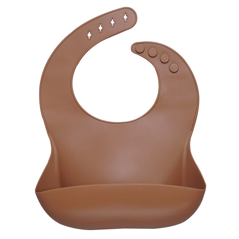 Fashionable Silicon Breastplate Baby Bib Waterproof Solid Infant Bandana Bibs Newborn Feeding Burp Cloth Drooling Scarf Dropship