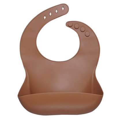Fashionable Silicon Breastplate Baby Bib Waterproof Solid Infant Bandana Bibs Newborn Feeding Burp Cloth Drooling Scarf Dropship