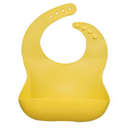 Fashionable Silicon Breastplate Baby Bib Waterproof Solid Infant Bandana Bibs Newborn Feeding Burp Cloth Drooling Scarf Dropship