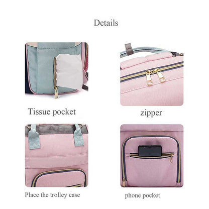 LEQUEEN Mummy Maternity Nappy Bag Large Capacity Baby Bag Travel Backpack Designer Nursing Bag for Baby Care