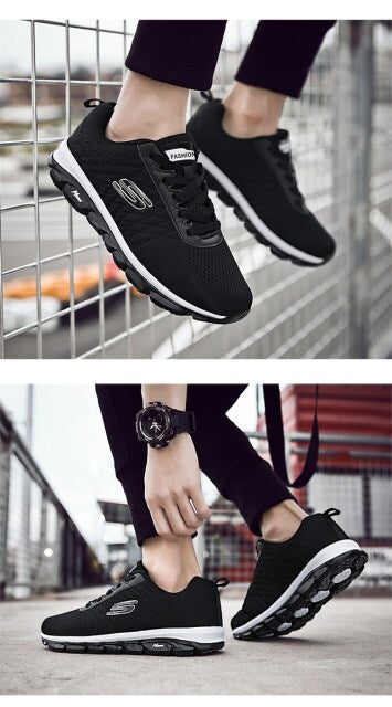 Unisex Mesh Breathable Running Shoes Men Women Sneakers