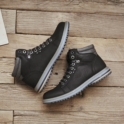DECARSDZ Men Boots 2021 Spring New Fashion Shoes Man Outdoor Comfy Classic Male Shoes Durable Outsole Men Casual Boots