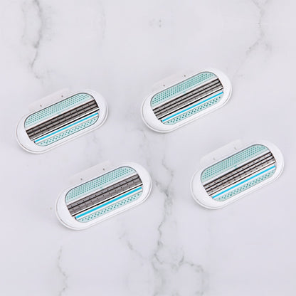 Female Safety Razor Blades Beauty Shaving For Women 3 Layer Blade Shaver Razor Blade Replacement Head For Gillette Venus