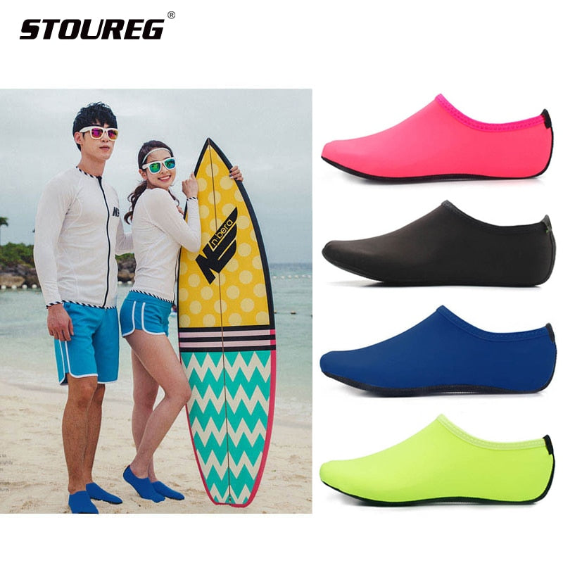 Men Women Water Shoes,Swimming Shoes Solid Color Summer Aqua Beach Shoes, Socks Seaside Sneaker slippers For Men, zapatos hombre