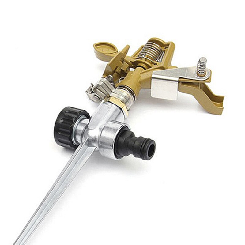 360-degree Rotating Pulse Water Bird Sprinkler Sprinkler Garden Metal Spike Lawn Grass Hose