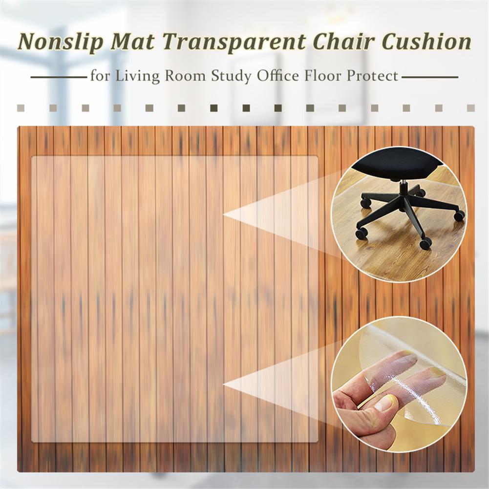 Transparent Plastic Floor Protect Mat Non-Slip for Home Office Rolling Chair