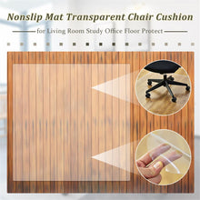 將圖片載入圖庫檢視器 Transparent Plastic Floor Protect Mat Non-Slip for Home Office Rolling Chair
