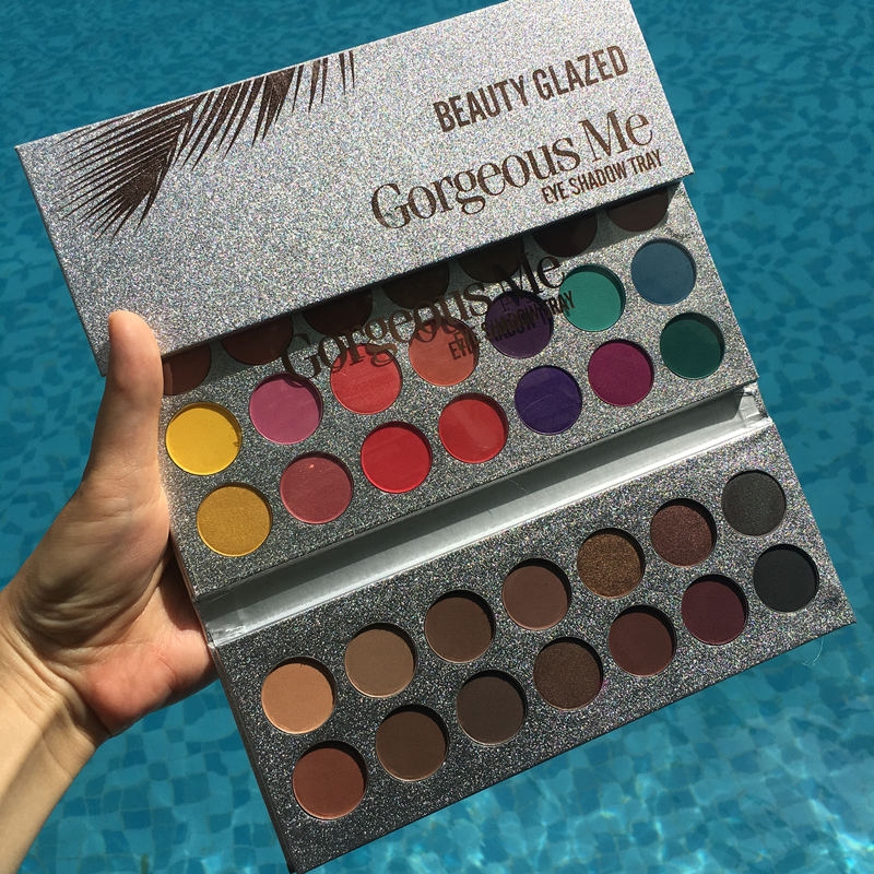 Beauty Glazed Gorgeous Me Makeup Eyeshadow Palette Shimmer Matte Glitter Eye shadow Pallete High Pigmented Eye Shadow