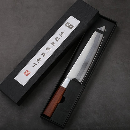 TURWHO 8 inch Japanese Chef Knife 7-Layer Damascus Stainless steel Kitchen Knives Pro Cooking Knives W/Rosewood Octagonal Handle
