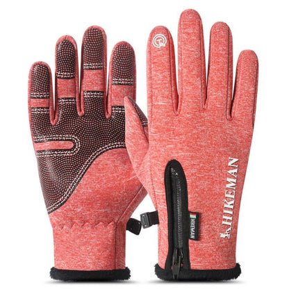 CUHAKCI Winter Mittens Touched Screen Gloves Waterproof Men Women Warm Windproof Bicycle Anti Slip Ski Cycling Glove