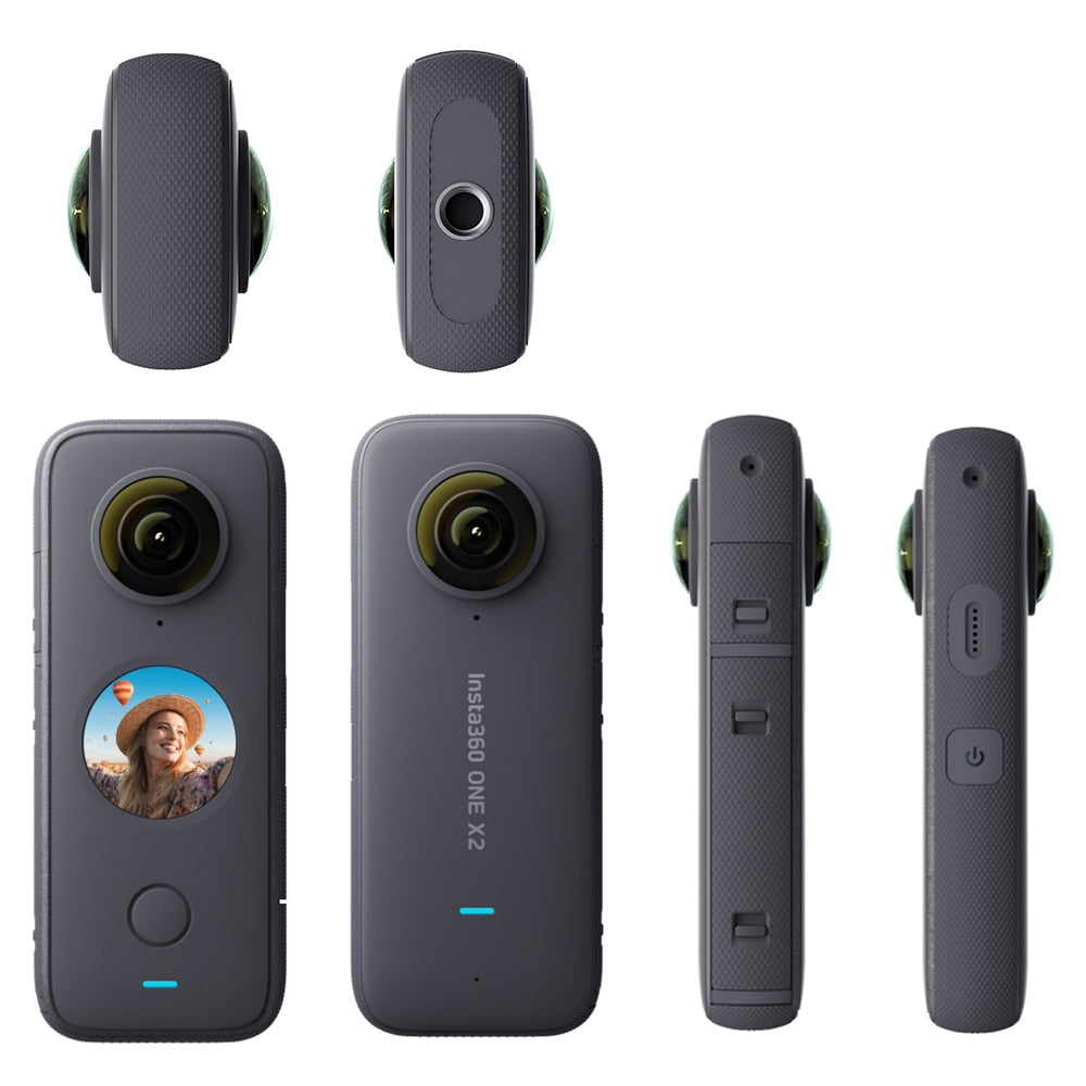 Insta360 One X2 360 Action Camera 5.7K VR Video 10M Waterproof Insta 360 One X2 Pocket Panorama Underwater Helmet Pro Sport Cam
