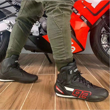 Charger l&#39;image dans la galerie, lMotorcycle hig-end microfiber Leather Boots AIpinest Ridng Motocross Botas Motorboats Shoes Motorbike Racing Career Speed Boots
