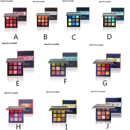 Beauty Glazed Gorgeous Me Makeup Eyeshadow Palette Shimmer Matte Glitter Eye shadow Pallete High Pigmented Eye Shadow