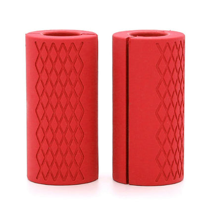 1 Pair Dumbbell Thick Bar Handles Gym Weightlifting Support Silicon Anti-Slip Protect Pad Body Building Fitness Equipment