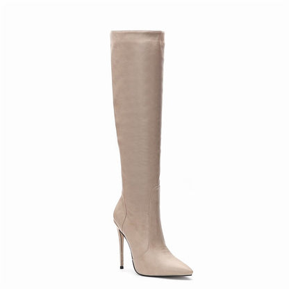 MORAZORA 2020 new arrival over the knee boots women pointed toe autumn winter boots slim high heels party wedding shoes woman