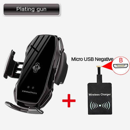 Smart Sensor Car Phone Holder Fast Charging Wireless Chargers Universal Car Holder For iPhone For Huawei AI Wireless Charging