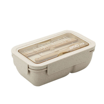Wheat Straw Lunch Box Healthy Material Bento Boxes Microwave Dinnerware Food Storage Container Lunchbox