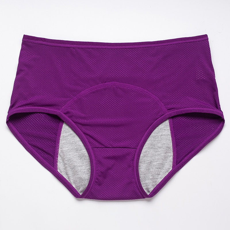 Leak Proof Menstrual Panties Physiological Pants Women Underwear Period Cotton Waterproof Briefs Plus Size Female Lingerie