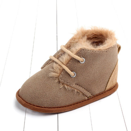 Citgeett 0-18M Baby Girls Boys Winter Warm Shoes First Walkers Sneakers Kids Crib Infant Footwear Boots Newborns Prewalkers