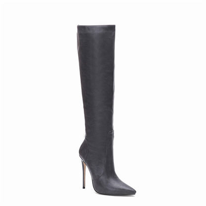 MORAZORA 2020 new arrival over the knee boots women pointed toe autumn winter boots slim high heels party wedding shoes woman