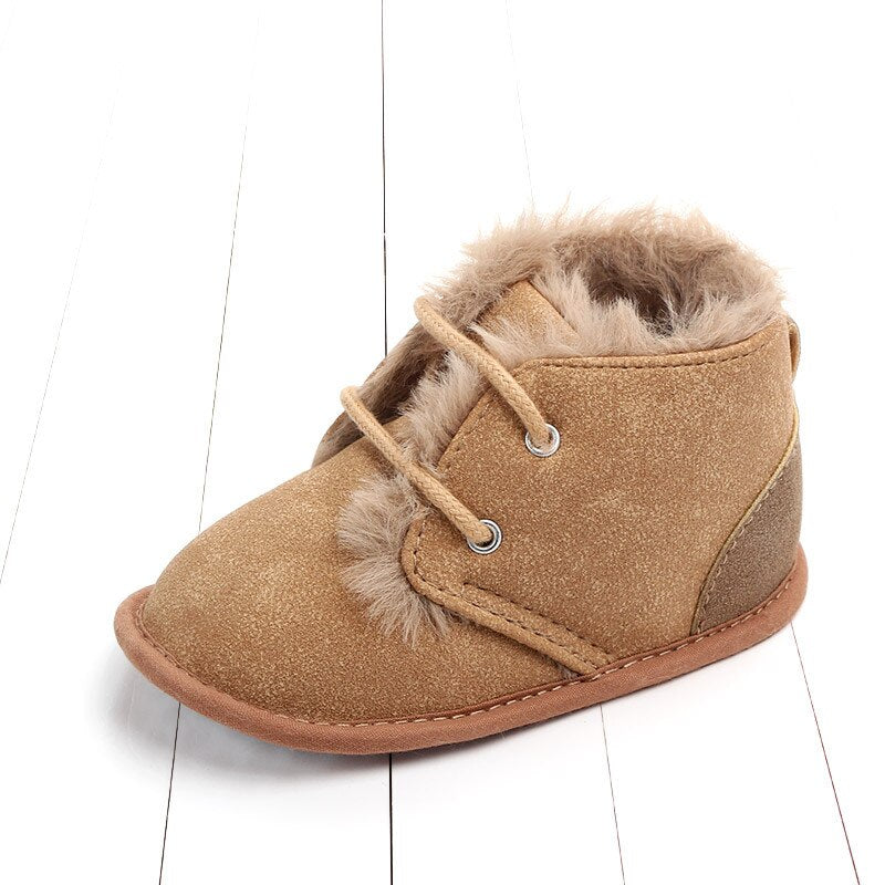 Citgeett 0-18M Baby Girls Boys Winter Warm Shoes First Walkers Sneakers Kids Crib Infant Footwear Boots Newborns Prewalkers