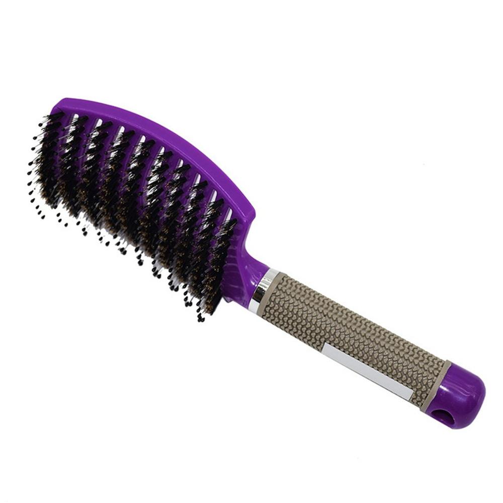 7 Color Women Hair Scalp Massage Comb Bristle Nylon Hairbrush Wet Curly Detangle Hair Brush for Salon Hairdressing Styling Tools