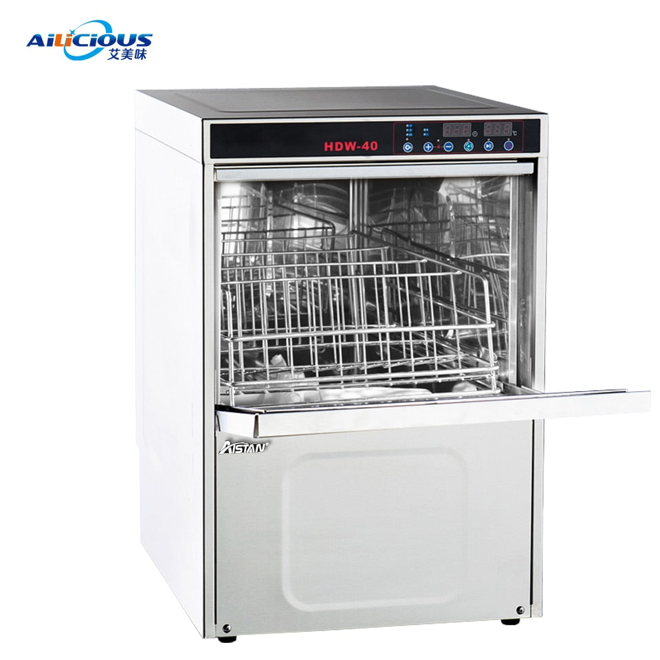 HDW40 High Quality Used Commercial Dishwasher for Sale Dish Washing Machine Stainless Steel with Baskets