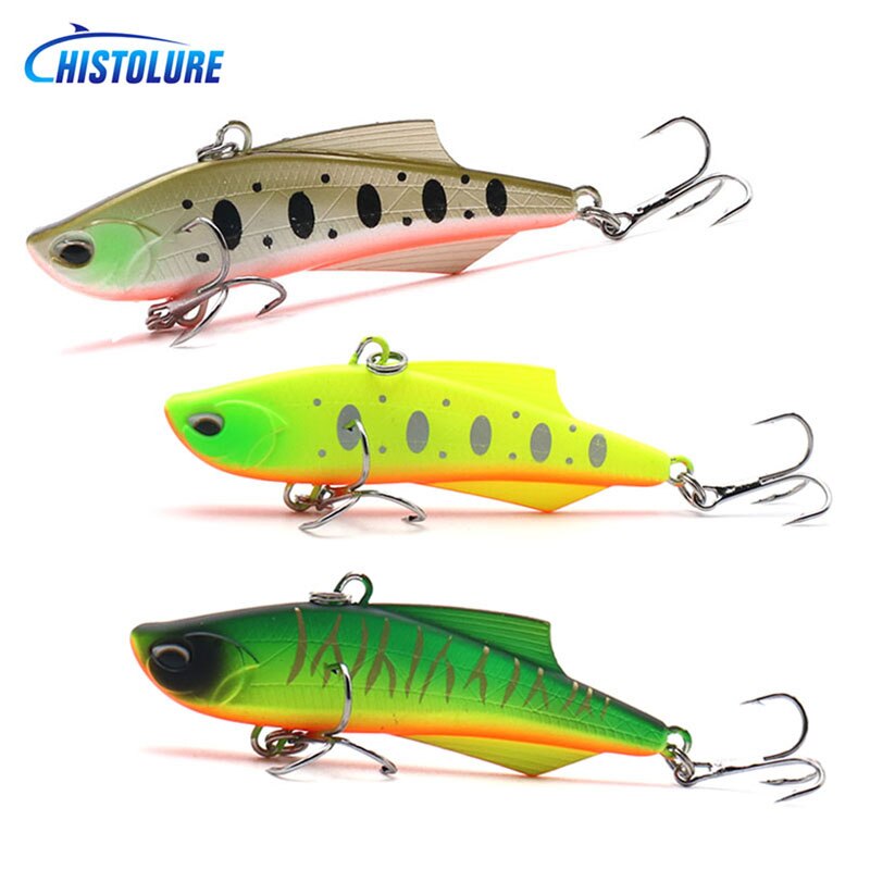 HISTOLURE VIB Baits Sinking Fishing lures 7cm 20g Hard Plastic Artificial Vibration Winter Ice Jigging Pike Bait Tackle Isca