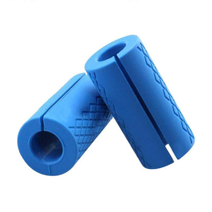 1 Pair Dumbbell Thick Bar Handles Gym Weightlifting Support Silicon Anti-Slip Protect Pad Body Building Fitness Equipment