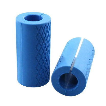 1 Pair Dumbbell Thick Bar Handles Gym Weightlifting Support Silicon Anti-Slip Protect Pad Body Building Fitness Equipment