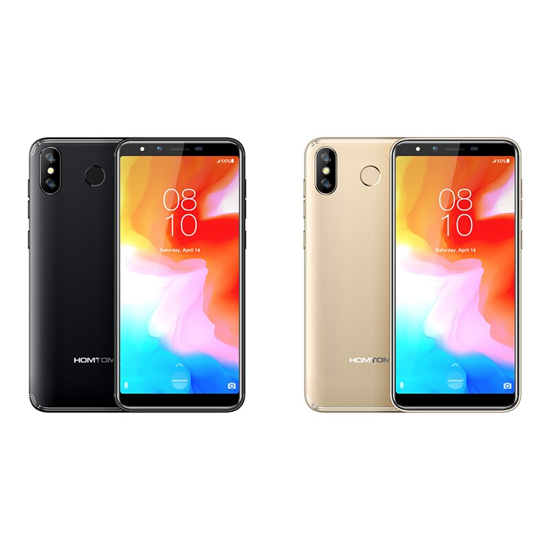 HOMTOM H5 3GB 32GB Mobile Phone 3300mAh Fast Charge Android8.1 5.7" Face ID 13MP Camera MT6739 Quad Core 4G FDD-LTE Smartphone