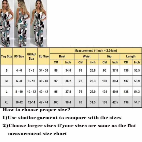 Women's Summer Boho Floral Girls Loose Solid Jumpsuit Harem Trousers Ladies Overall Pants Casual Playsuits Plus Size Bohemian Jumpsuit