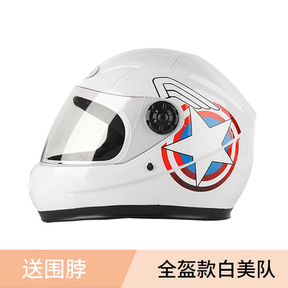 HOT Sale Cheapest Price Kids baby Helmets safe full face children motorcycle bicycle muffler cartoon