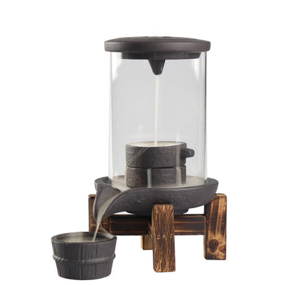 Creative Backflow Incense Burner Ceramic Ornaments Zen Home Indoor Sandalwood Ornamental Aromatherapy Stove