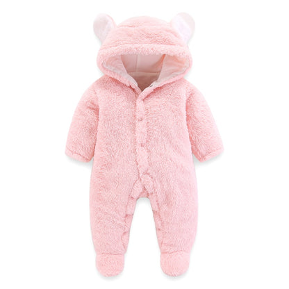 2styles Newborn Baby Winter Hoodie Clothes Polyester Infant Baby Girls Pink Climbing New Spring Outwear Rompers Boy Jumpsuit
