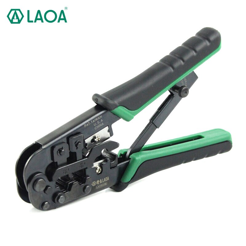 LAOA 4P/6P/8p Multifunction Ratchet Network Pliers Crimping Crimper Crimp Tool Made in Taiwan
