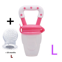 Cargar imagen en el visor de la galería, Fresh Food Nibbler Baby Pacifiers Feeder Kids Fruit Feeder Nipples Feeding Safe Baby Supplies Nipple Teat Pacifier Bottles
