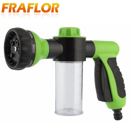 8 Kinds of Spray Pattern Foam Water Gun Car Washer Water Gun Nozzle High Pressure Car Wash Water Gun Home Foam Gun Sprayer