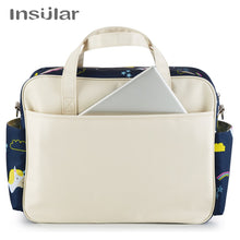 Load image into Gallery viewer, Insular New Style Waterproof Diaper Bag Large Capacity Messenger Travel Bag Multifunctional Maternity Mother Baby Stroller Bags
