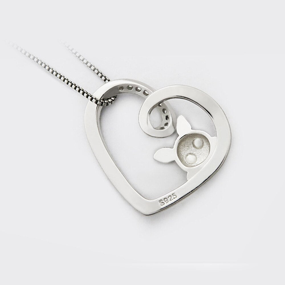 sterling silver cute zodiac pig pendant jewelry student Korean version of the wild couple gift jewellery necklace