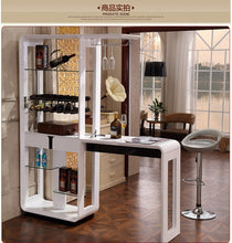 Load image into Gallery viewer, Home  bar furniture set bar table  with LED tempered glass Q01
