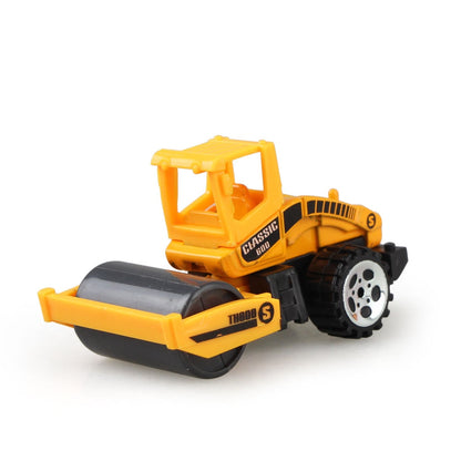 Jenilily Mini Diecast Car Construction Vehicle Engineering Car Excavator Dump Roller Truck Model Toys Lot for Children Adult