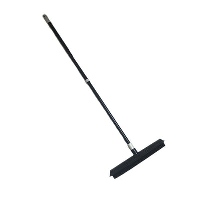 Long Push Rubber Broom Bristles Sweeper Squeegee Scratch Free Bristle Broom for Pet Cat Dog Hair Carpet Hardwood Windows Clean